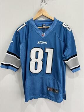 Nike Detroit Lions Johnson Football Jersey 48